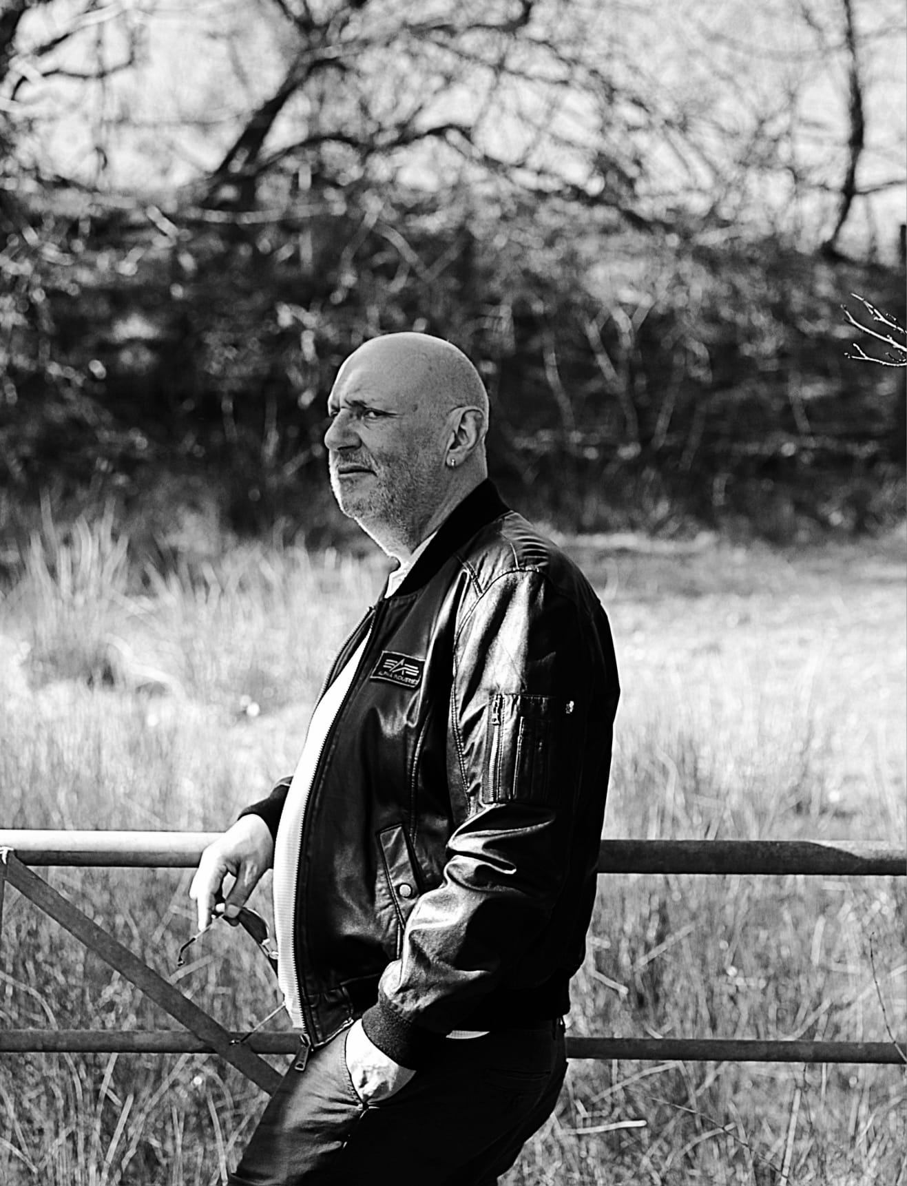 Clive enjoying a walk.